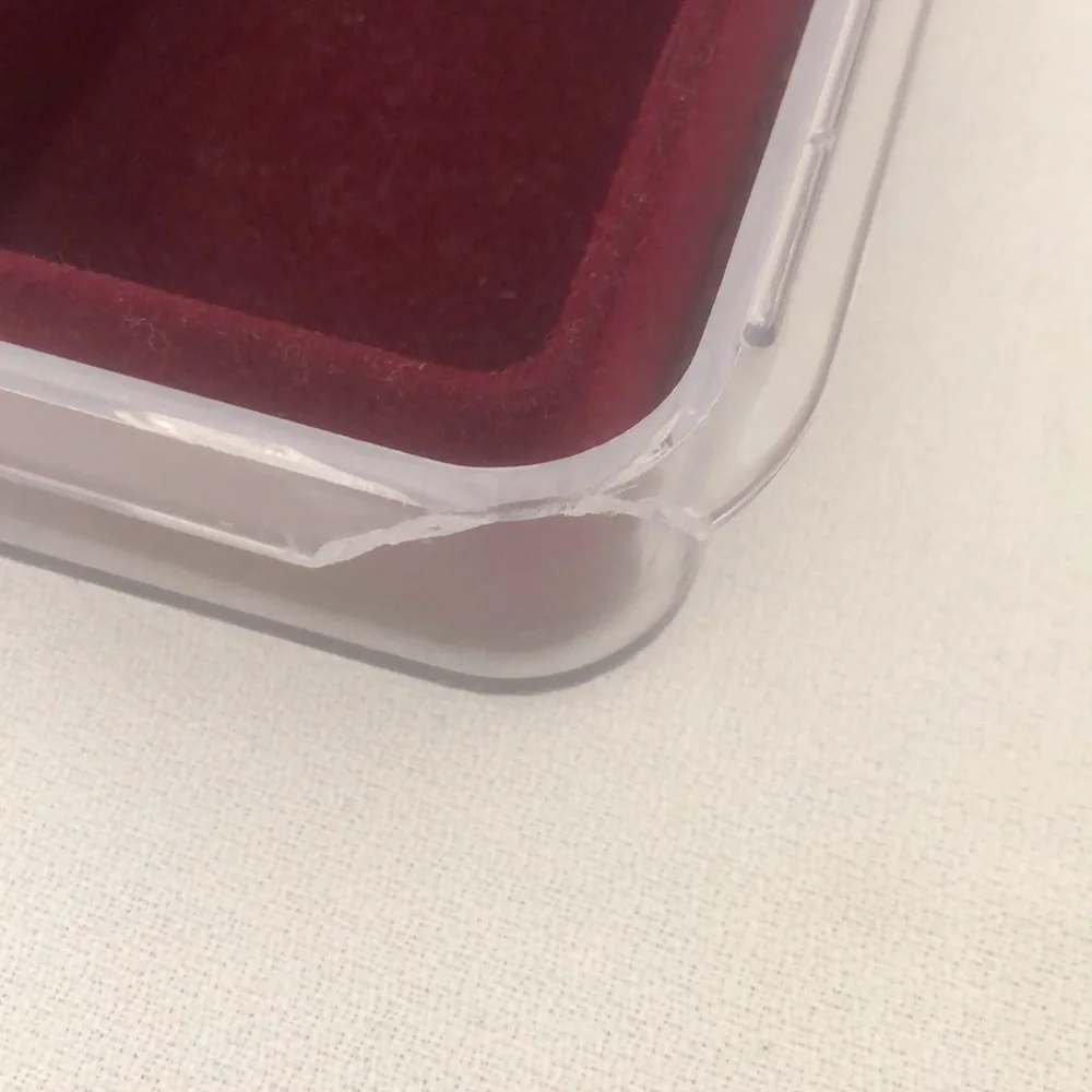 Two Velvet Jewelry Trays with Lids